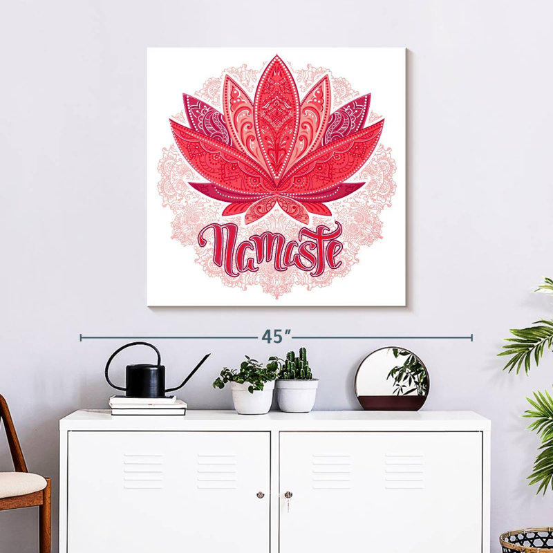Tergel Namaste fleur zen, H 30 po x l 30 po