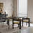Durable solid wood dining table-228233356
