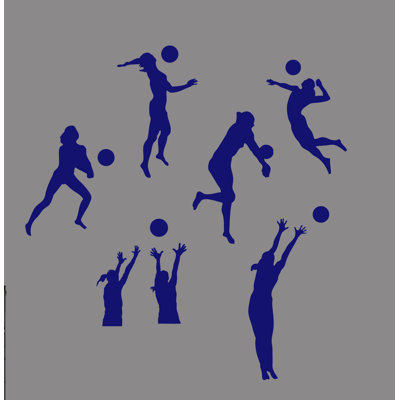 Décalcomanie murale joueurs volleyball Anadolu