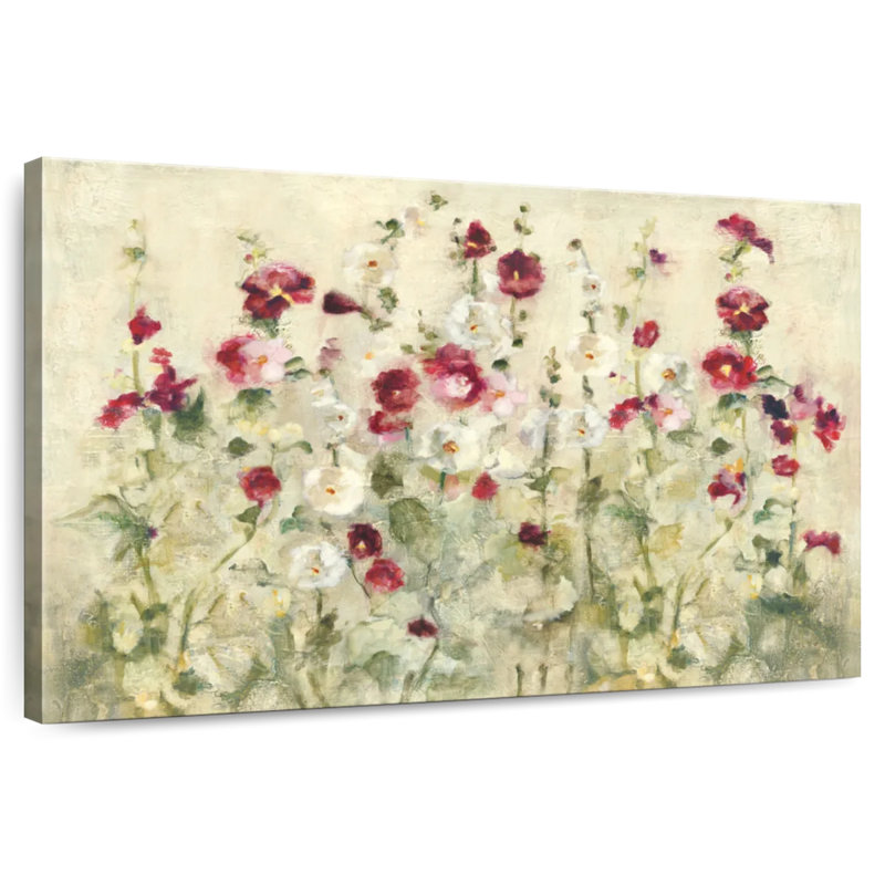 Harnek Hollyhocks Row Cool, H 26 po x l 39 po