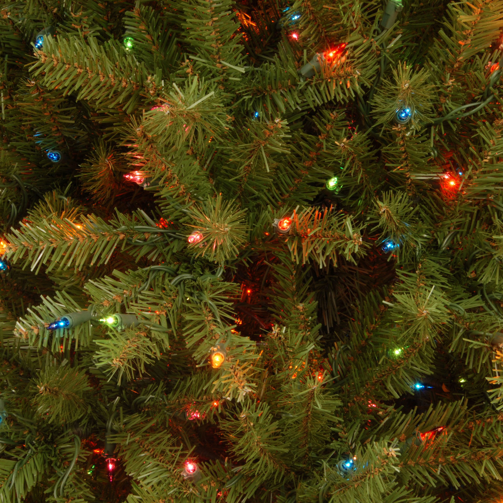 7.5' Pre-Lit Fir Dunhill Tree - The Holiday Aisle®, 6.5', Multicolored