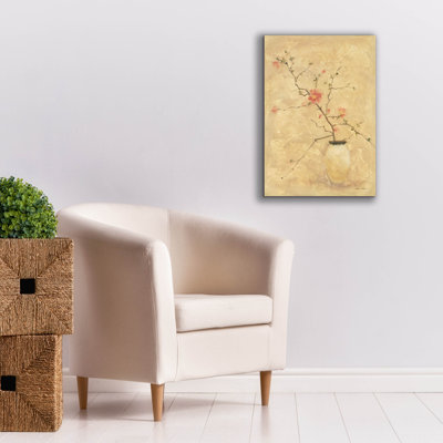 Art mural sur toile Red Barrel Studio® «Flowering Quince» par Cheri Blum