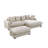 Modern Sofaduke 4 - Piece Upholstered Sectional