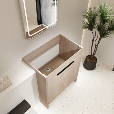 Bathroom Vanity Base with Soft-Close Storage