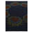 Square Otto Navy Blue Rug