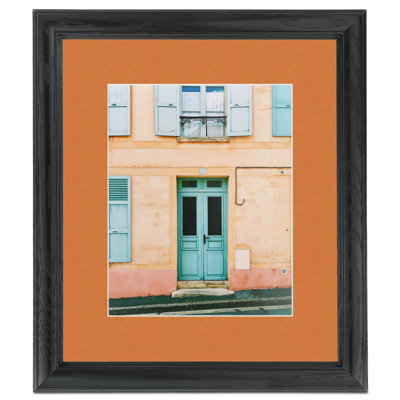 Wood Matte Picture Frame with Mat