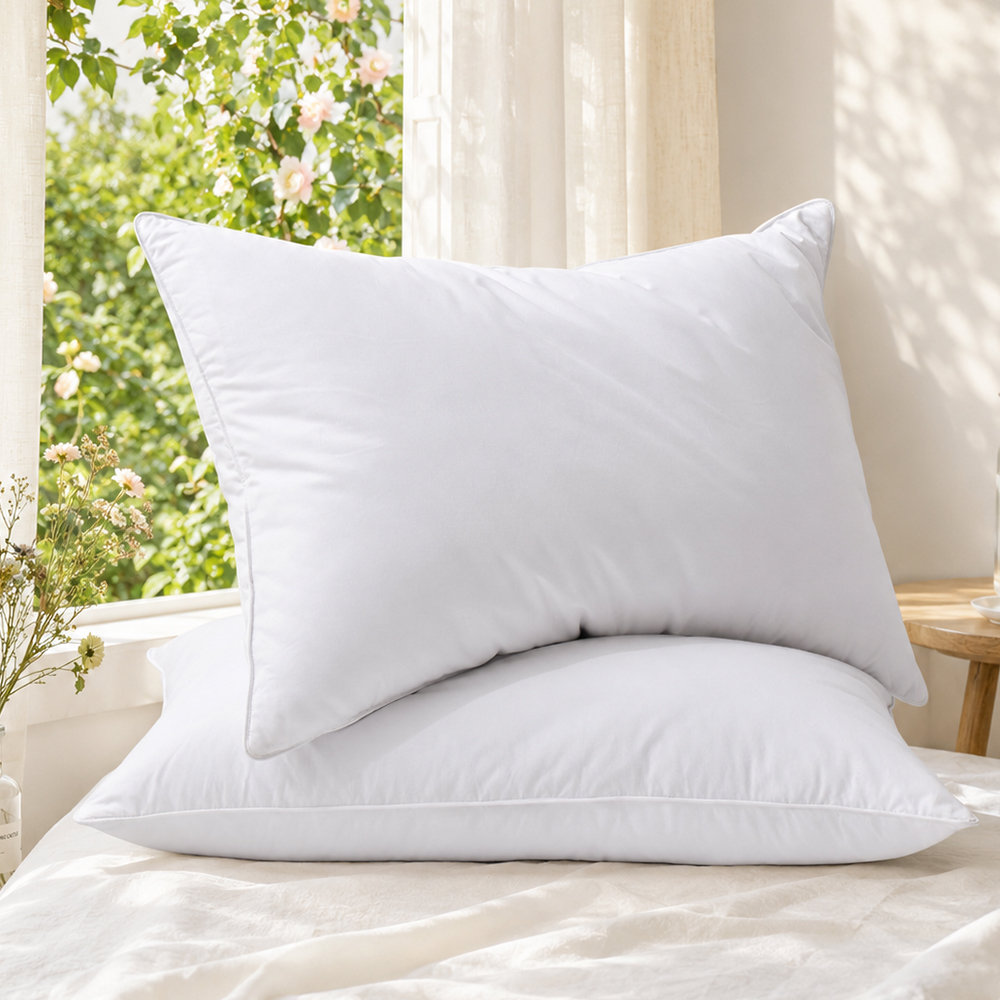 Plush Feather Pillow, King
