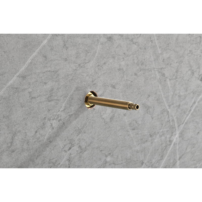3/4" Adjustable Volume Control Valve - Matte Black Cast Metal Shower With Brass Handle For Master