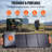 VEVOR Portable Solar Panel 120W Solar Charger kit