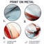 «Red Gray Transitional Bloom», art mural moderne abstrait rond, art mural contemporain en métal-1204570012