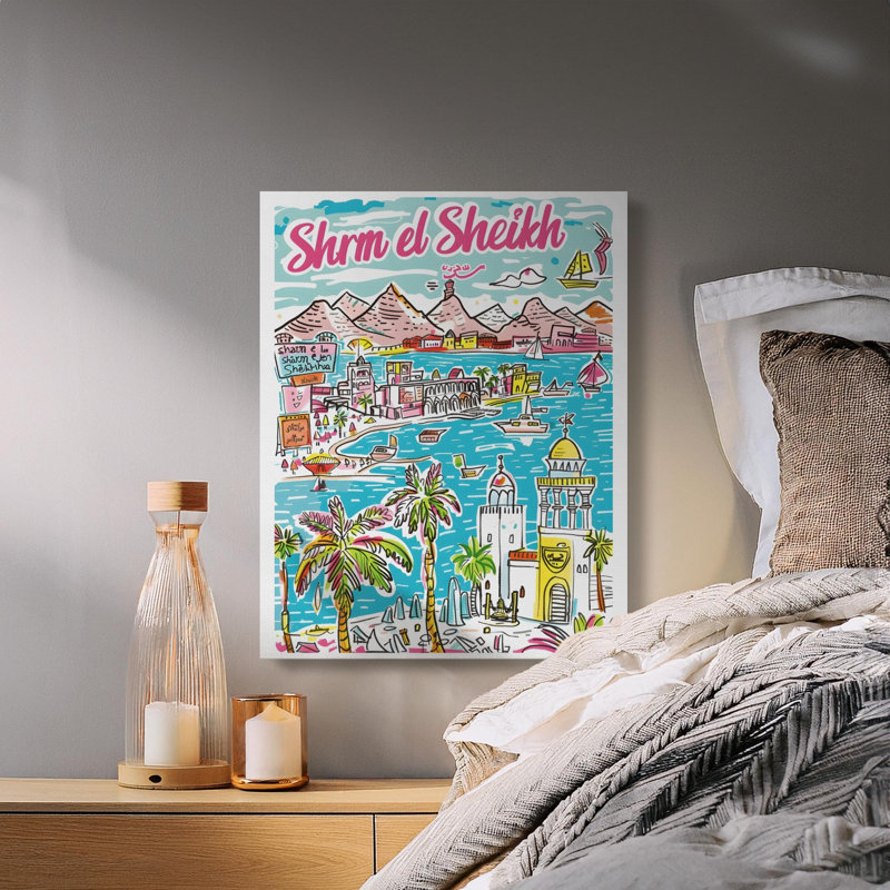 Dykstra 1 Piece Wrapped Canvas Wall Art Set, 24x32