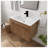 30'' Single Bathroom Vanity with Ceramic Top-966200644