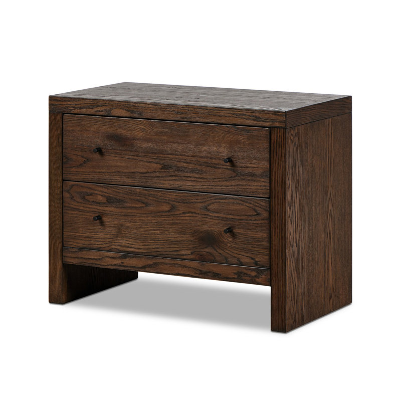 Torrington Charging Nightstand-Umber Oak, Brown