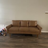 Ainsley 73.6'' Vegan Leather Sofa – Nordic Designs Inc
