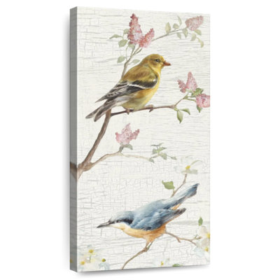 Panneau d'oiseaux rétro I