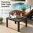 4-Piece Outdoor Aluminum Chaise Lounge Set with Adjustable Backrests, Side Tables and Cushions-102592792