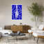 «Dreamy Blue Bike Ride Abstract Dreamy», reproduction d'art mural-129707794