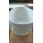 51" Freestanding Tub With Seat Solid Surface Soaking Bathtub In White