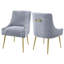 Chaise d'appoint en velours Magallanes-821885316