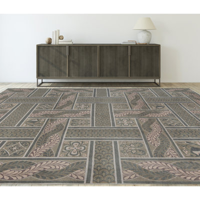 Hand-Knotted High-Quality Green Area Rug