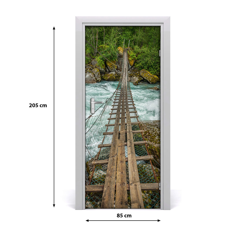 Suspension Bridge Door Decal