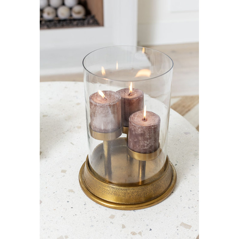 16.75'' H Metal Tabletop Candelabra