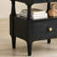 Table de chevet avec tiroirs et tablette ouverte Modern-1791046381