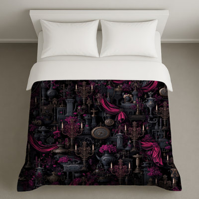Gothic Candle Holders Drapes Duvet Covers