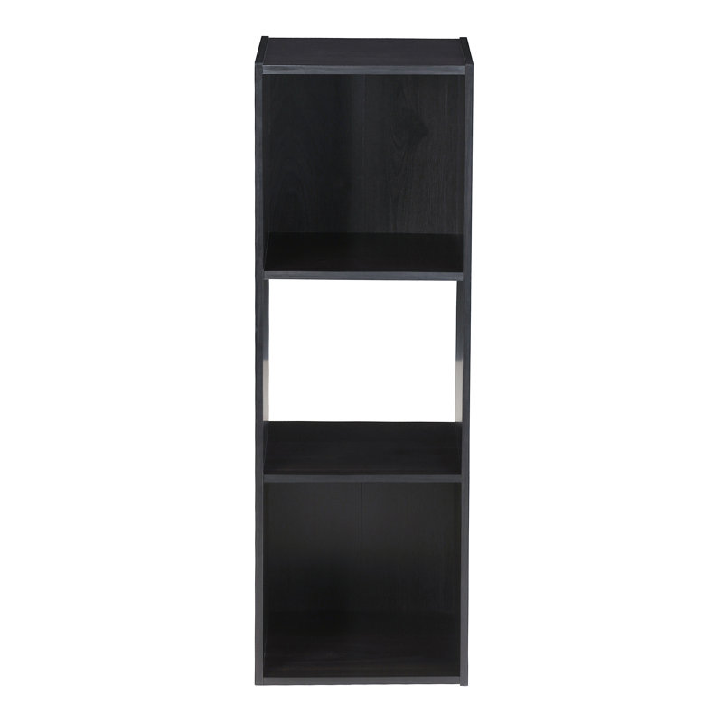 Anzalone 91.3cm H x 31.9cm W Cube Bookcase, Espresso