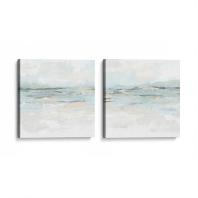 Ensemble de 2 vagues doucement évoquées