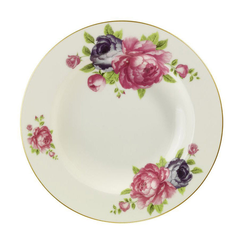 Porcelain China Dinnerware Set 24 Piece - Service for 6