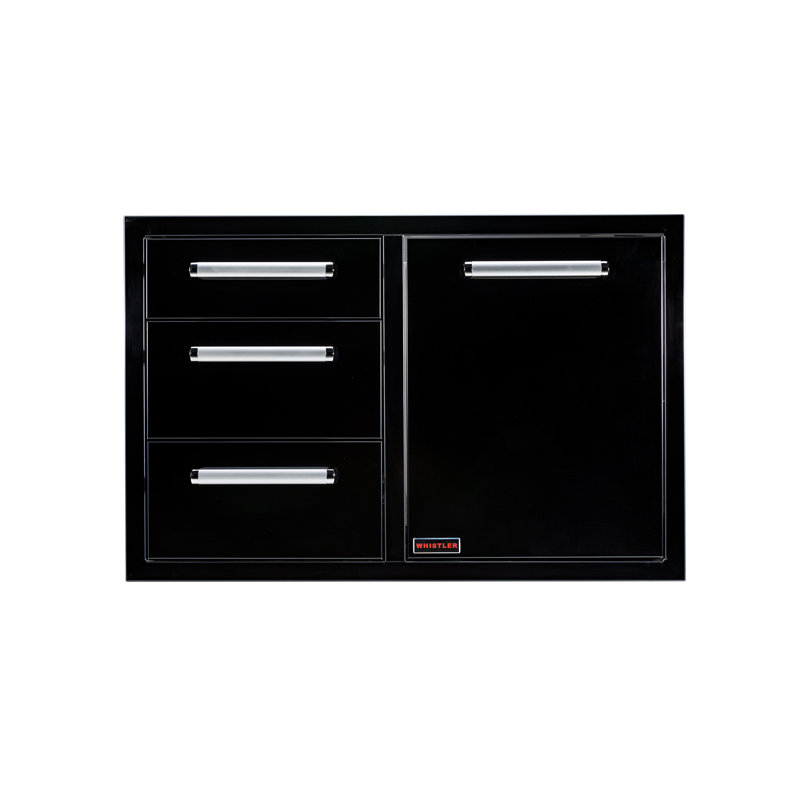 Stainless Steel 33" Modular Outdoor Kitchen Cabinet