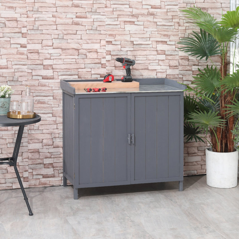 Solid Wood Potting Bench
