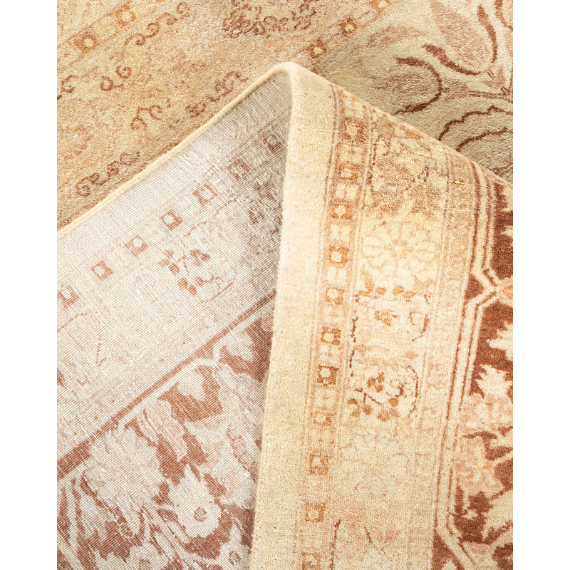 Tapis unique en laine noué à la main 9 pi 4 po x 12 pi 3 po Bella-Grace Mogul