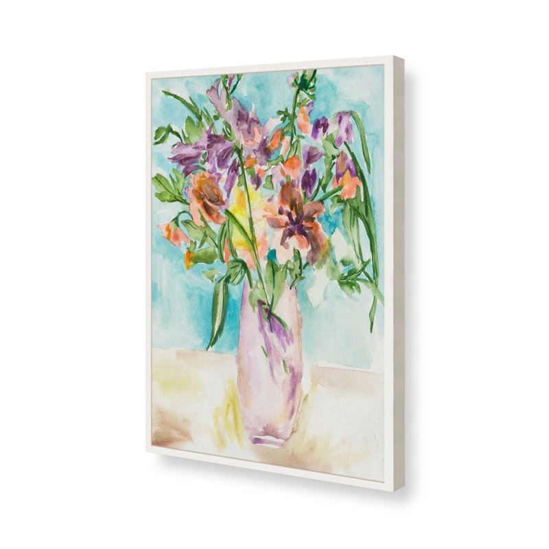 «Petals Unraveled I» par Melissa Wang, reproduction d'art sur toile, H 16 po x l 12 po, Encadrement ouvert sans papier mat