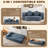  77" Upholstered Convertible Futon Sofa -2138854304