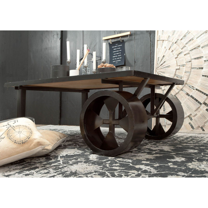 Railway Abstract Coffee Table, Natural