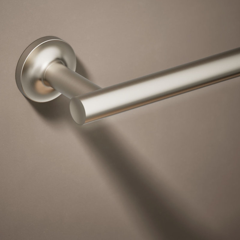 Purist 30" Wall Mounted Towel Bar, Polished Chrome, 1.88" H x 30" L x 3.25" D