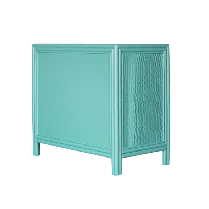 Aruba 4 - Drawer Nightstand, Turquoise