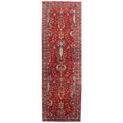 Runner Ahkeelah Oriental Hand Woven 83cm X 259cm Area Rug