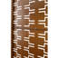 Paravent 76 po H48 po - brun, métal pour clôture d'extérieur brun-124251263