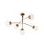 Lustre en verre 5 lumières Modern-1502362867