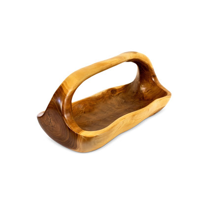 Loon Peak® Freiwald Wood Fruit Bowl