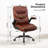 Loreene Ergonomic Executive Chair with Headrest and Flip -Up Armrests-1074590591
