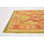 Tapis en laine rouge 3 pi 3 po x 5 pi en laine one-of-kind main-noué la new age Elland