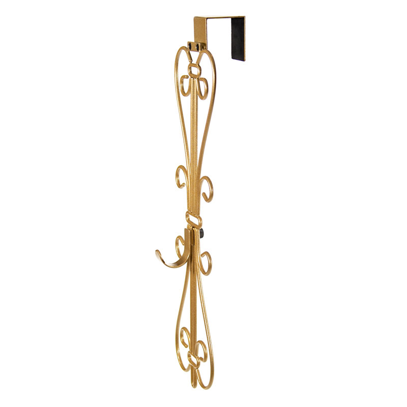 Cintre de couronne réglable pour porte - élégant, Or