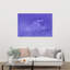 Delicate Purple Bloom Delicate Dreamy Ethereal Violet Flower Nature Wall Art Print 1 Piece Wrapped Canvas Wall Art-1836699306