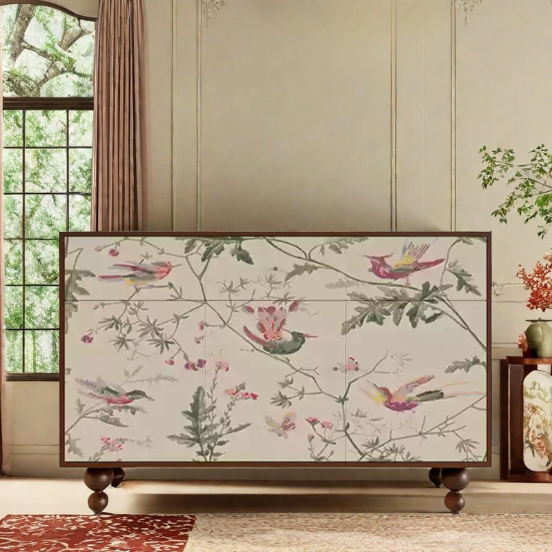 Buffet Modern Modern, Noyer multicolore