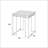 Modern Contemporary End Table