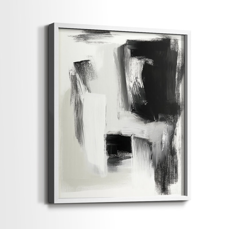 "ABSTRACT Series DCCLxx" par J Paul, Blanc / Blanc, H 11 po x l 9 po